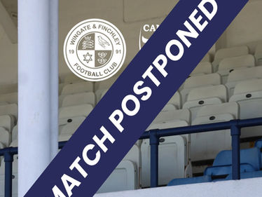 Match postponed