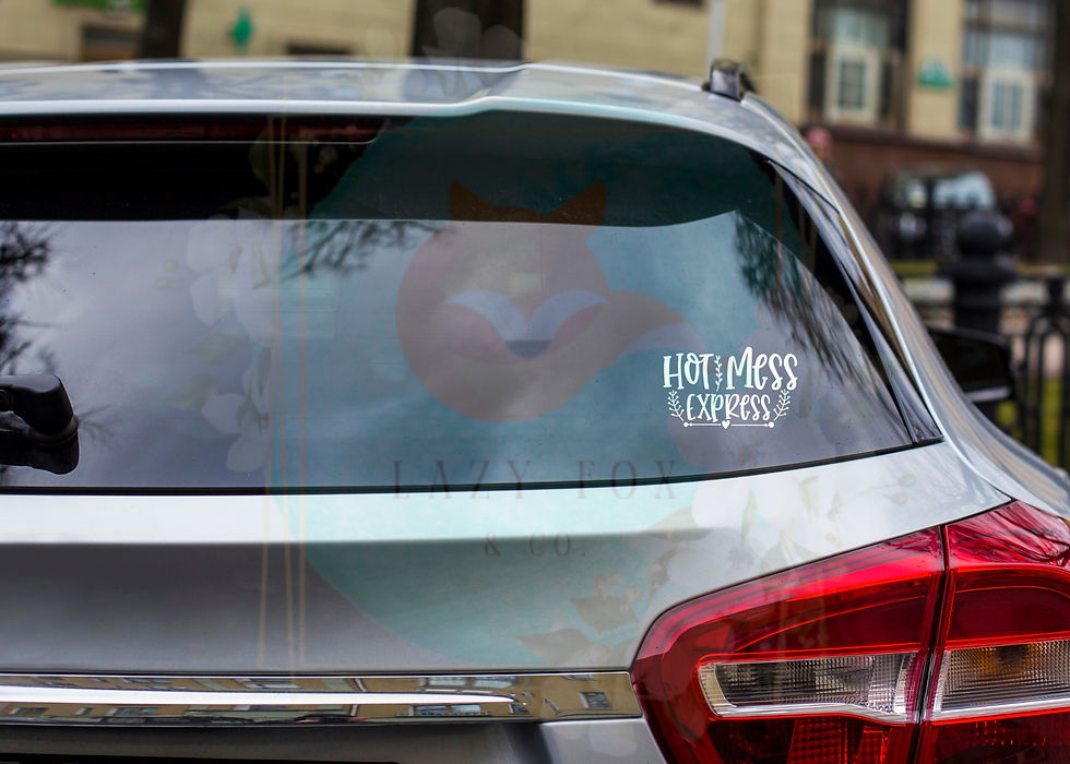 Hot Mess Express - Car Decal