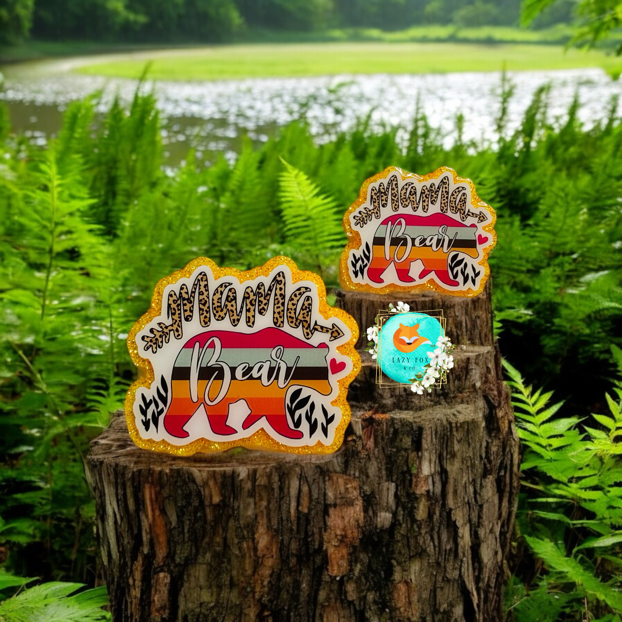 Mama Bear Badge Topper (Interchangeable)