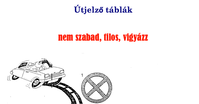 7 Útjelző táblák