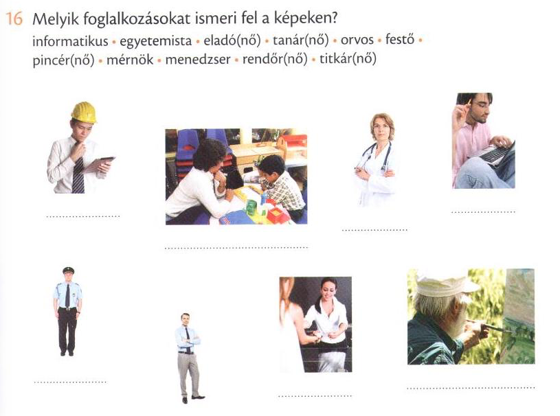 29 Melyik foglalkozás