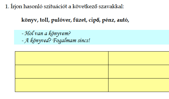 2 birtoklás