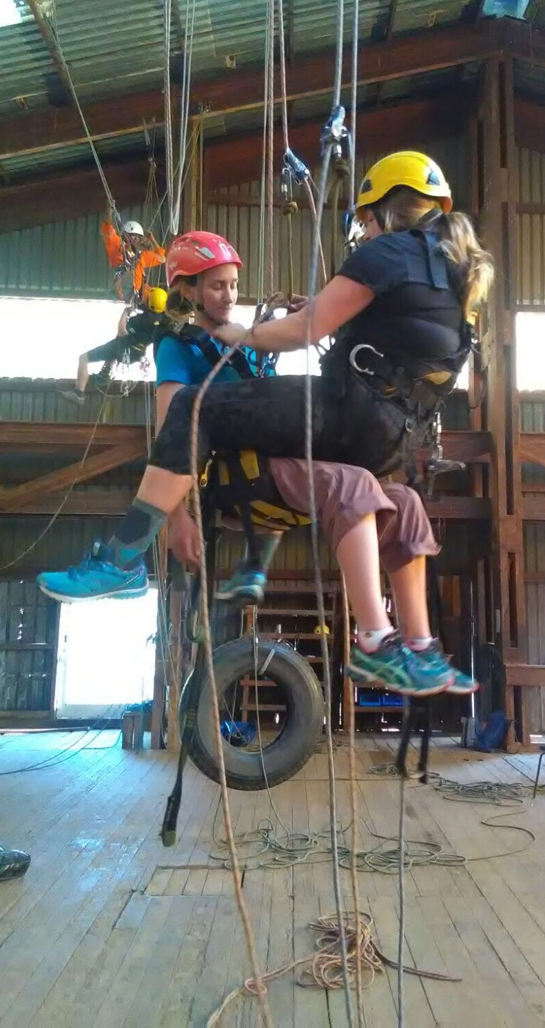 Rope access training (Jaimie Cleeland)