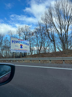 Pennsylvania Welcome Sign