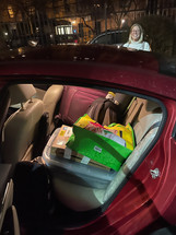 Packed Car Ready for Roadtrip