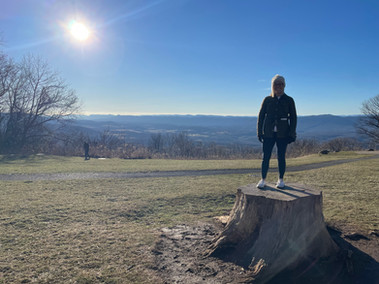 Girl at Shenandoah National Park