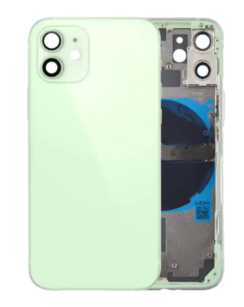Miniatyrbilde: iPhone 12 Mini Back Housing Frame w/Small Components Pre-Installed (NO LOGO)