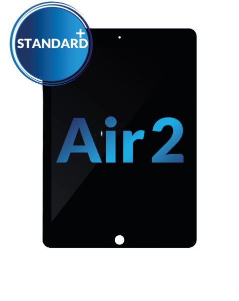 Standard+ iPad Air 2 LCD Assembly (Sleep / Wake Sensor Flex Pre-Installed)