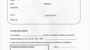 Certificat Médical