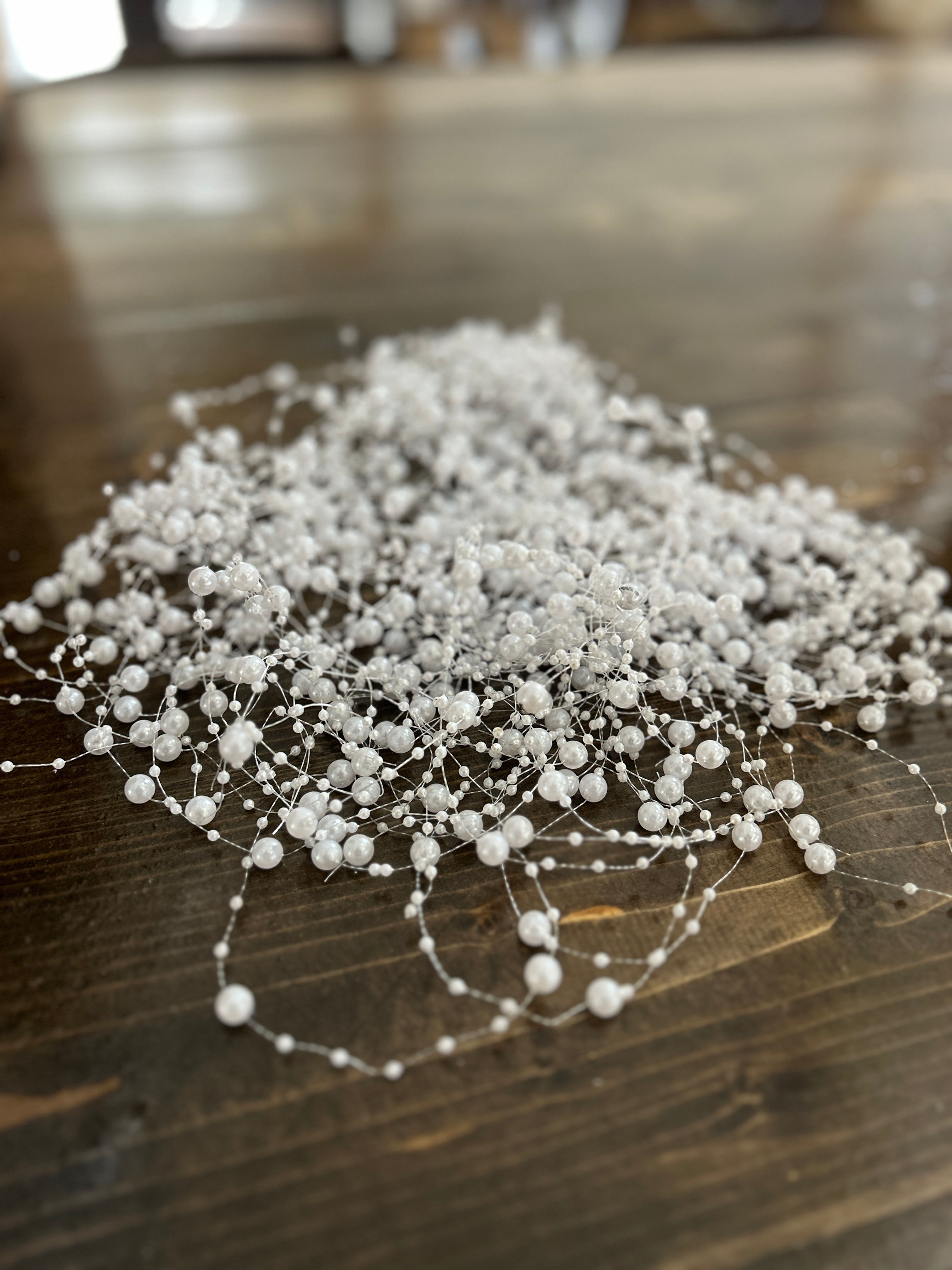 Pearl rings for vases