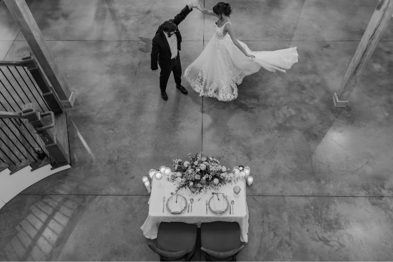 SpringHaus Farm first dance in barn