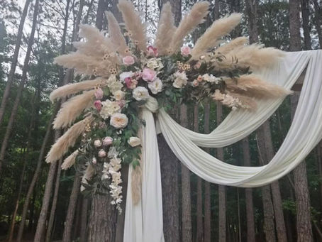 Elevate Your Outdoor Ceremony with Faux Floral Rentals for your Athens GA wedding