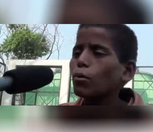 Kamlesh, a 13 YO rag-picker drug addict.