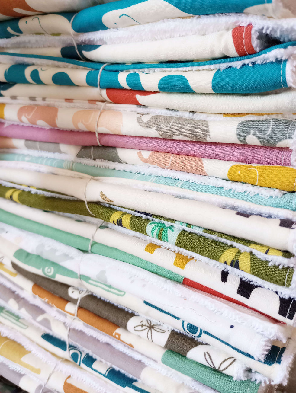 Thumbnail: organic burp cloth gift set