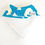 Thumbnail: Organic Cotton Bandana Bib - Blue Elephant