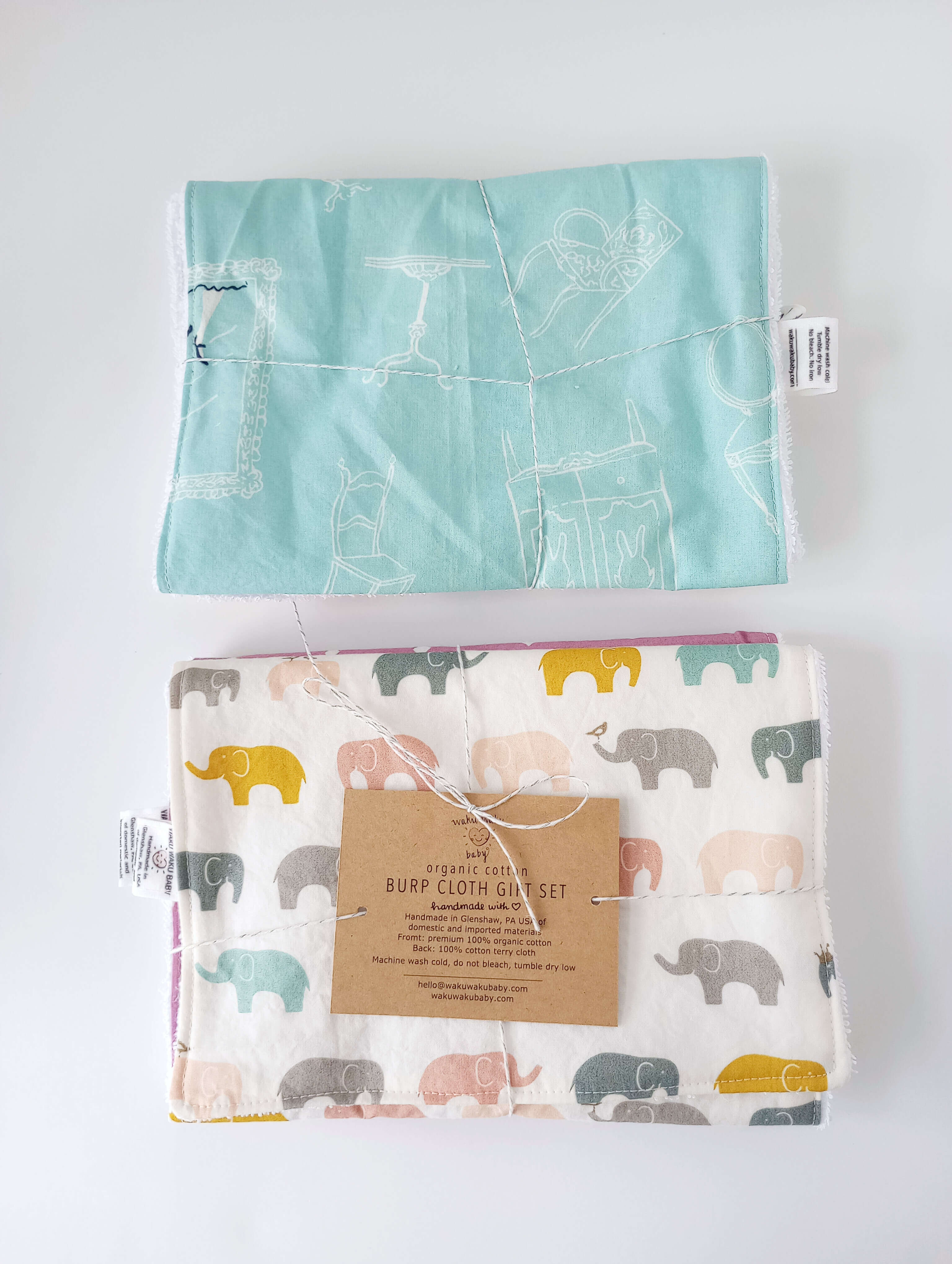 organic cotton burp cloths