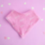 pink baby bandana bib