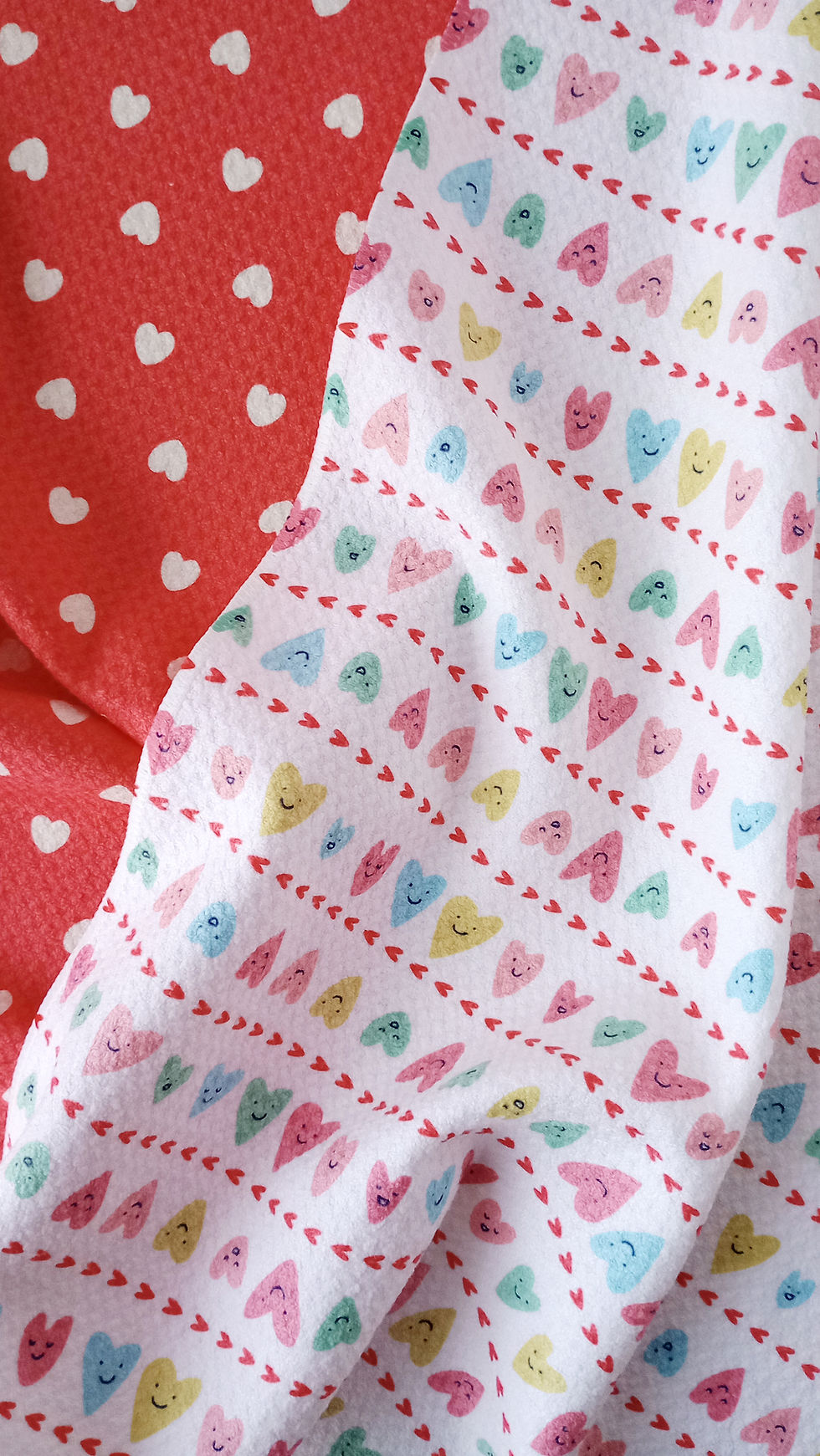 Thumbnail: heart waffle towels