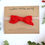 Thumbnail: Cotton Schoolgirl Hair Bow on Hair Clip or Headband- Red