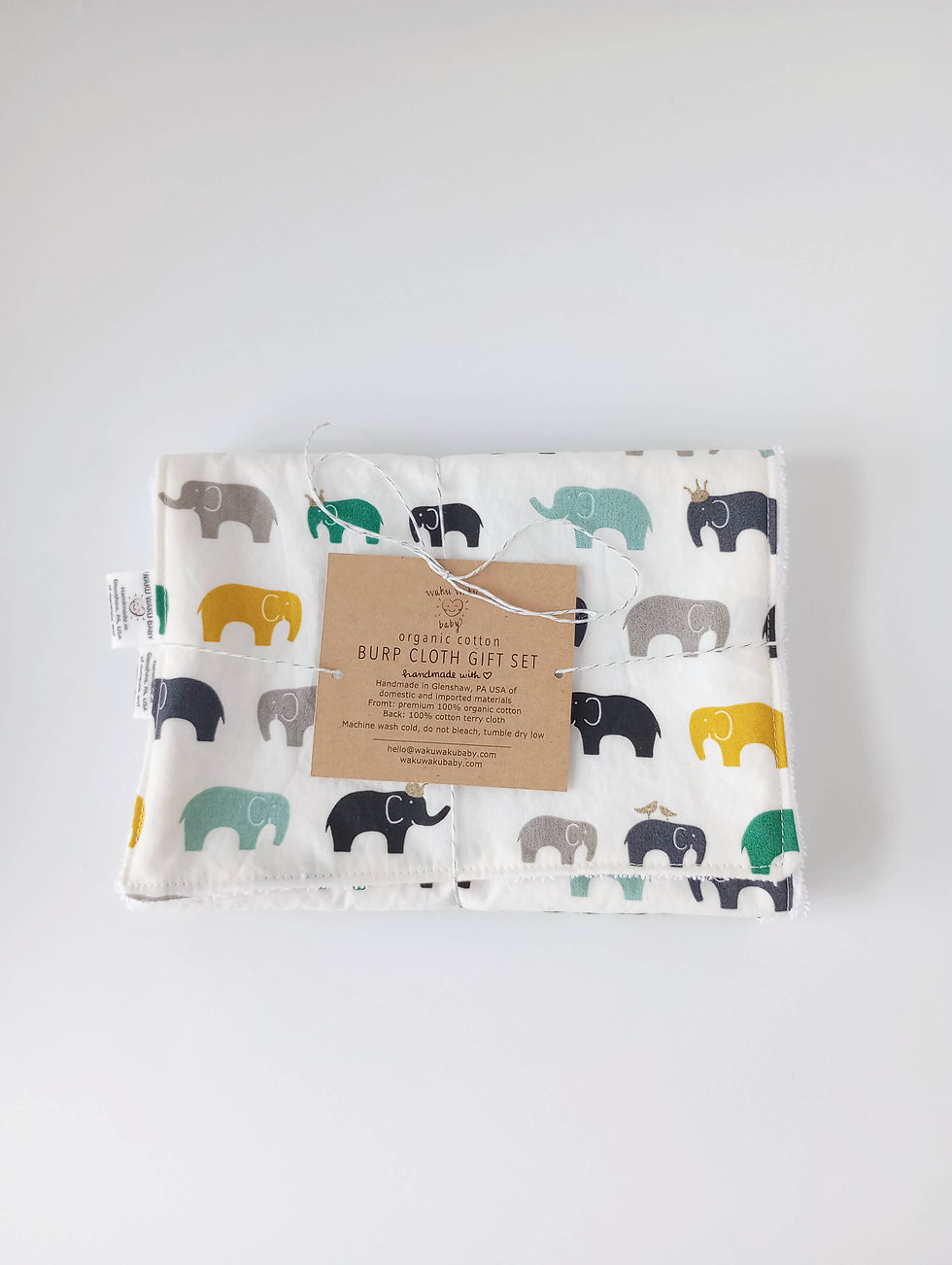 organic cotton burp cloths