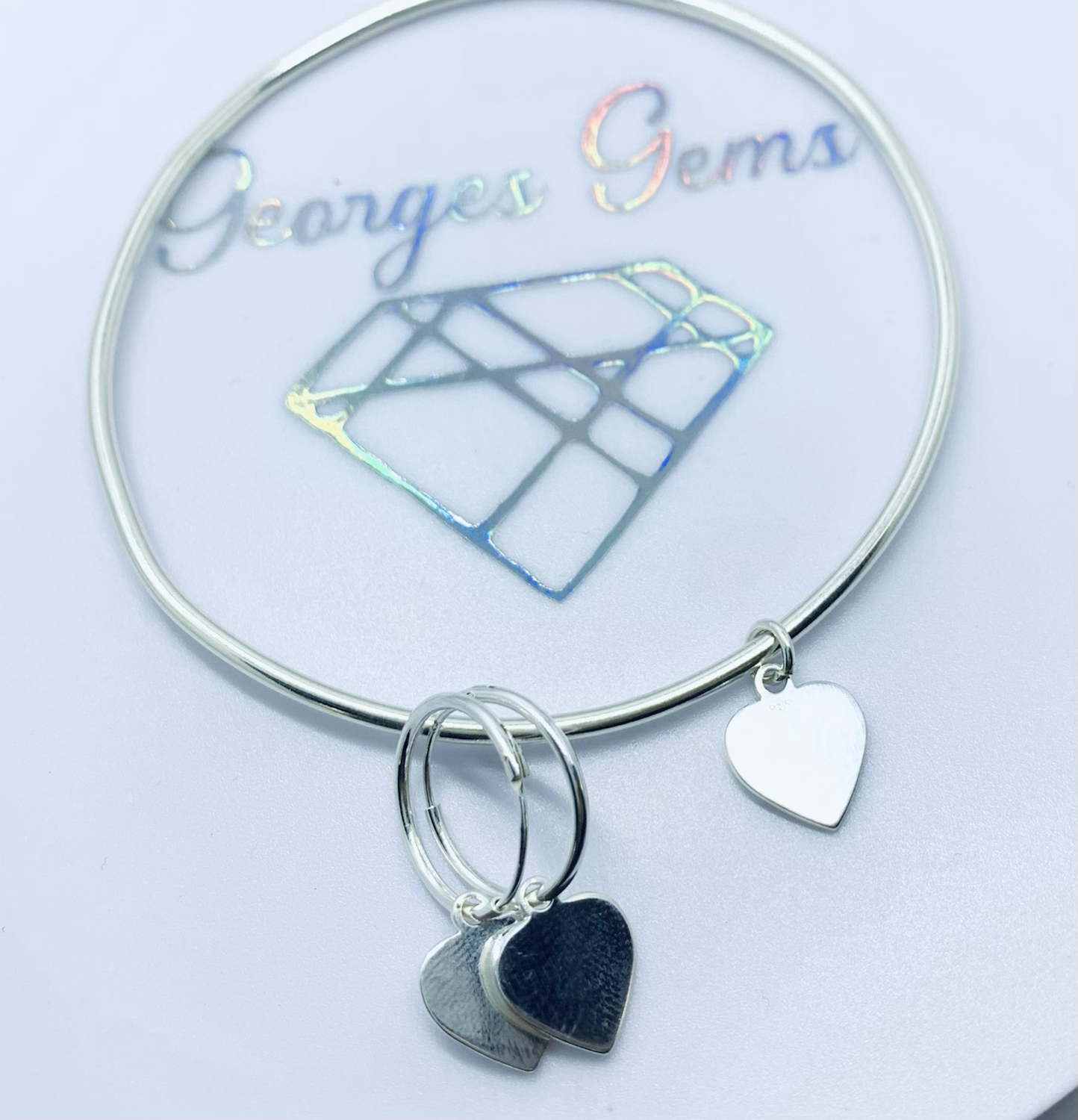 Bangle and earring set 