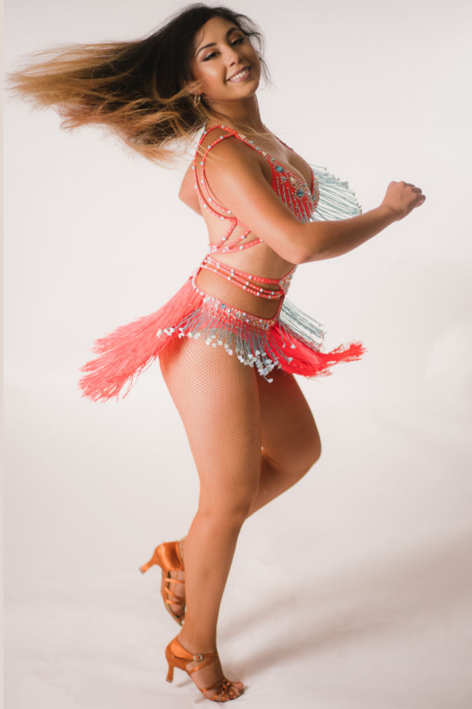 Instructor Elisa Rosales Perfoming Dance