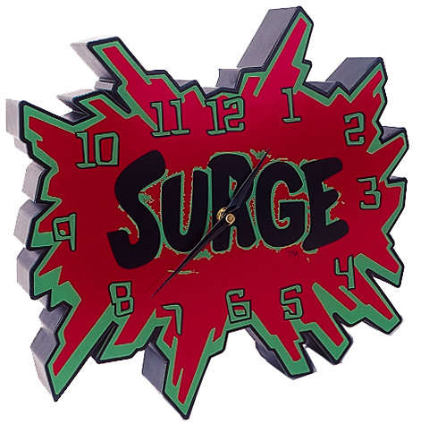 Screaming Surge Wall Clock