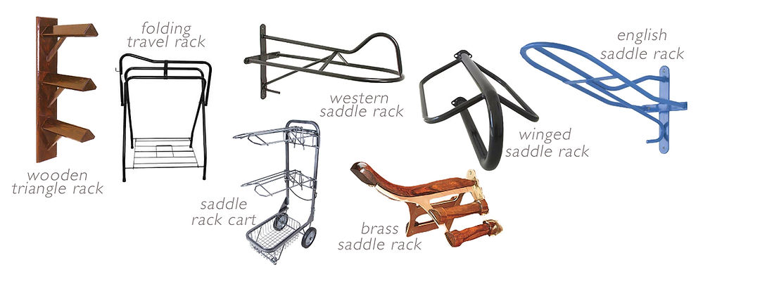 Fits most saddle racks
