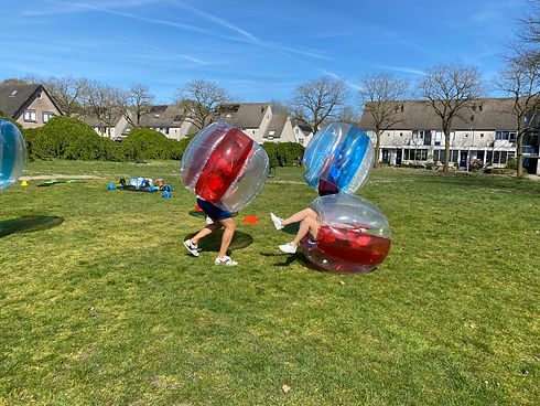 Bubbelvoetbal-fun