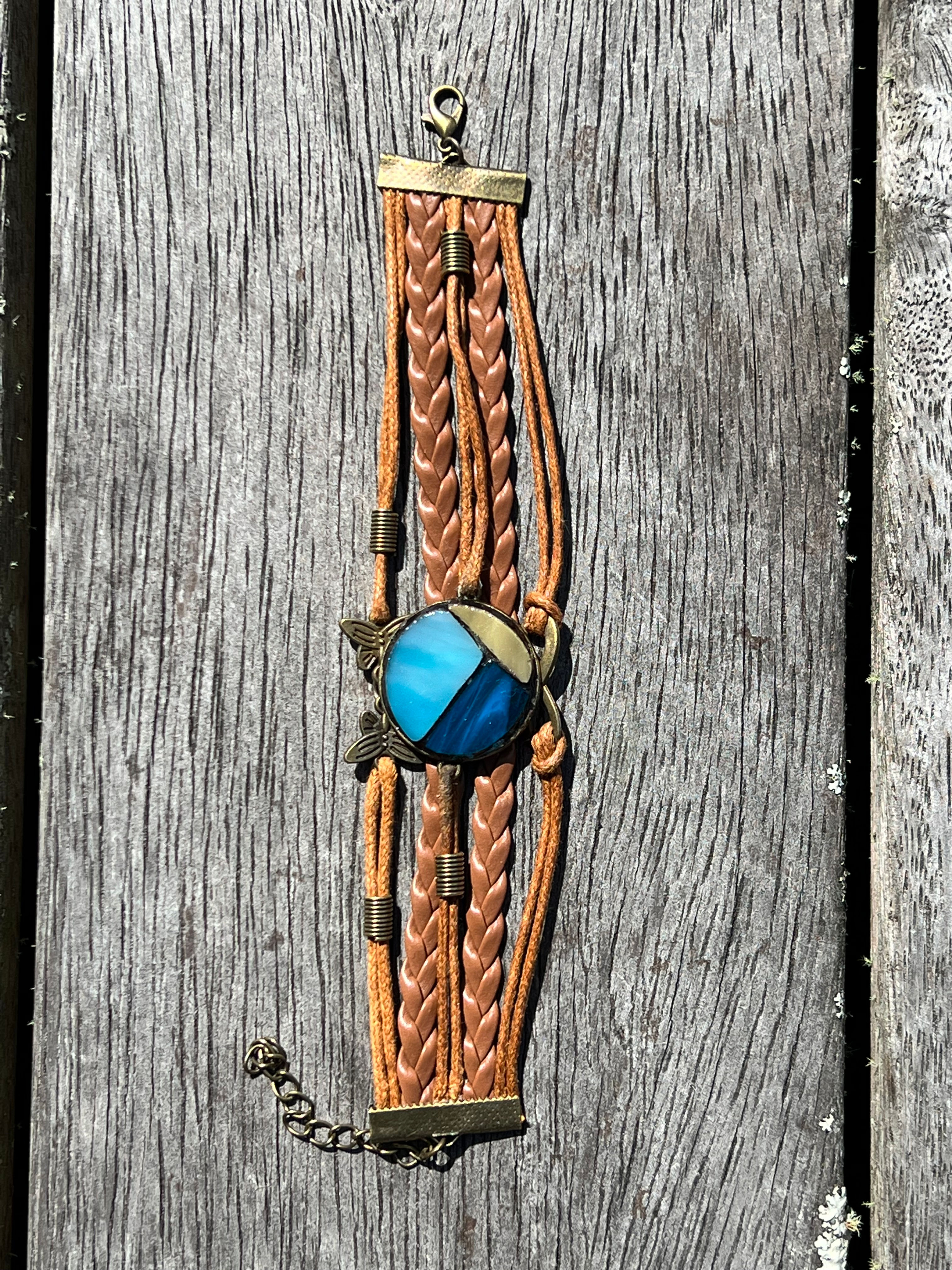 Braided Leather bracelet 4
