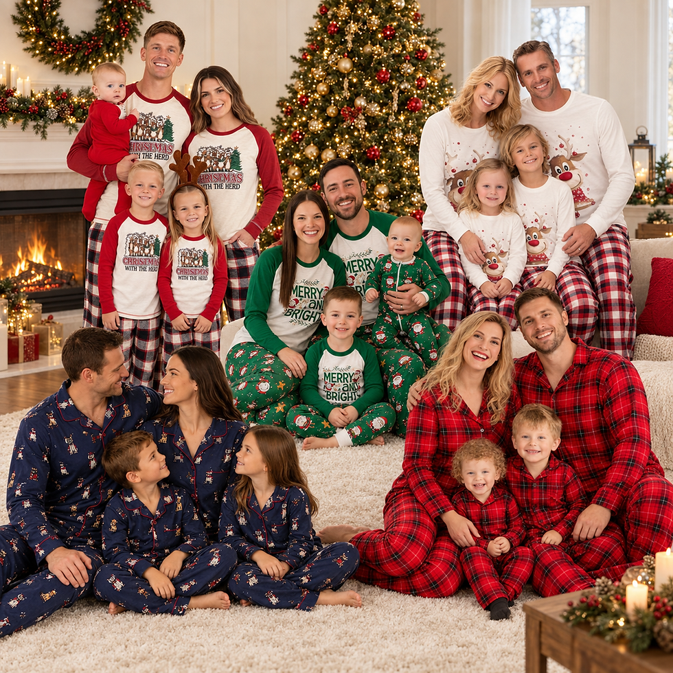 Christmas Matching Pyjamas and Ugly Christmas Jumpers Make Every Celebration More Festive