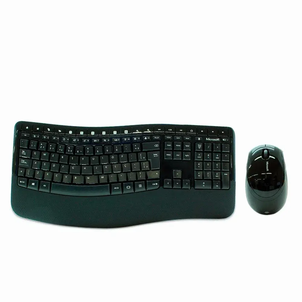 Kit Teclado e Mouse Sem Fio Comfort Desktop 5050 Microsoft