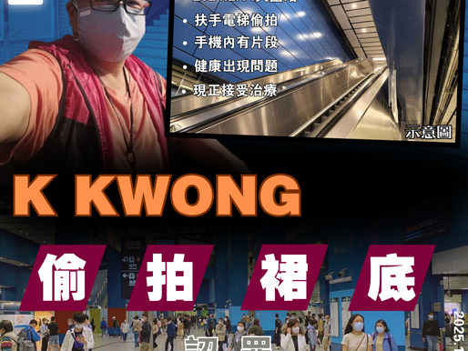 【化學博士認偷拍裙底 經理人: 鄺正專心接受治療】