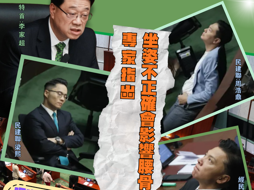 【施政報告之 議員的常態表現】