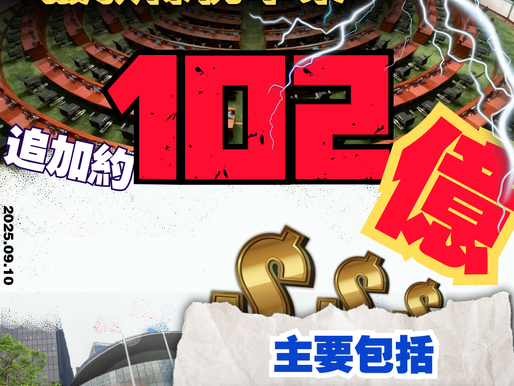 【立法會三讀通過追加102億撥款 包括公務員薪酬調整開支等!】