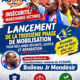Insécurité/Marchands victimes : le CCSIHPE lance une troisième phase de mobilisation pour réclamer sécurité, justice et réparation