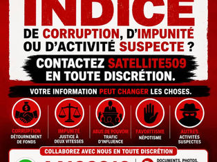 Satellite509 lance une campagne de dénonciation contre la corruption