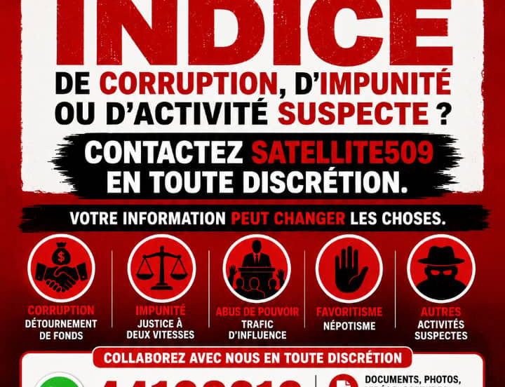 Satellite509 lance une campagne de dénonciation contre la corruption