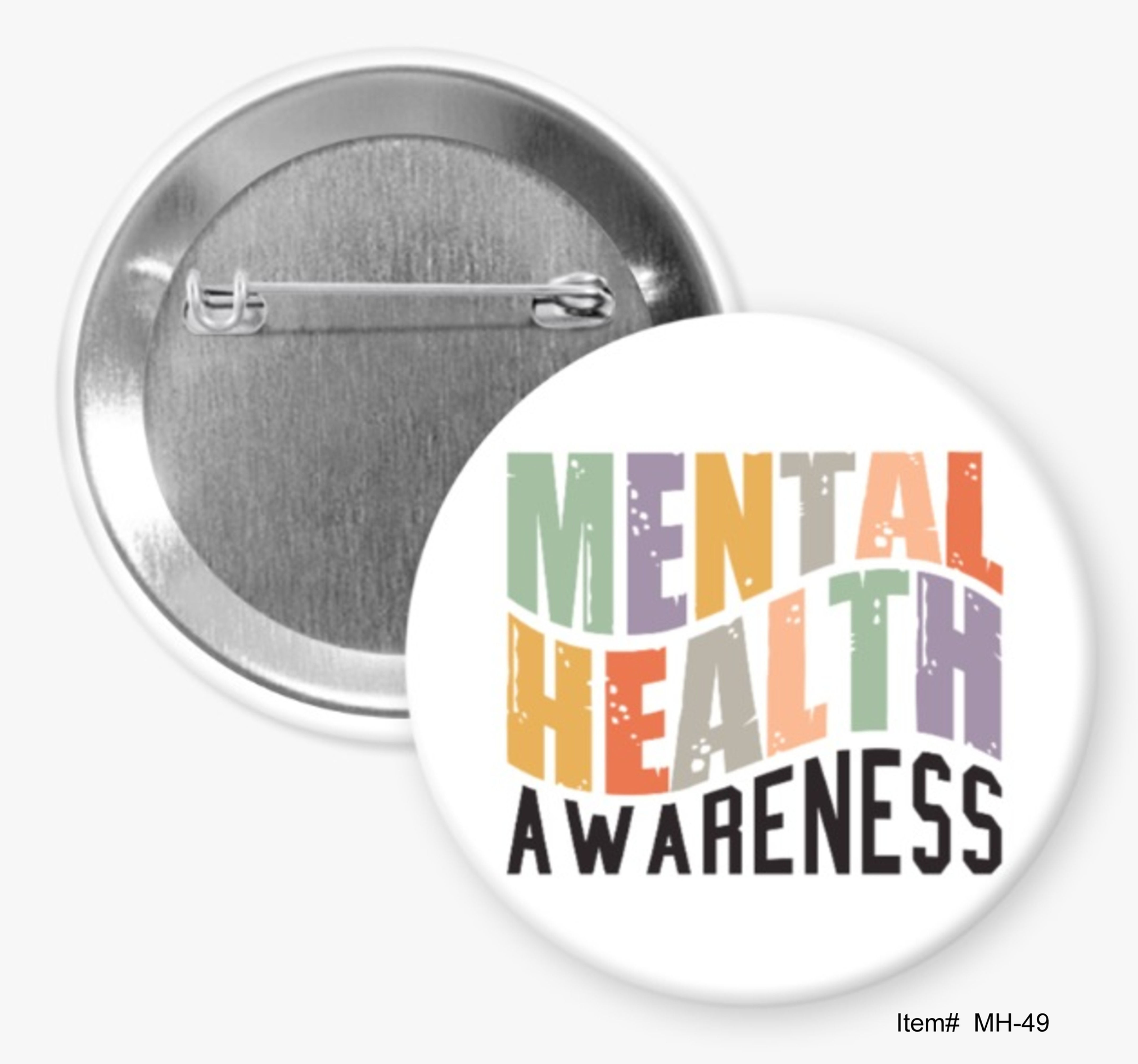 Mental Health Awareness Buttons