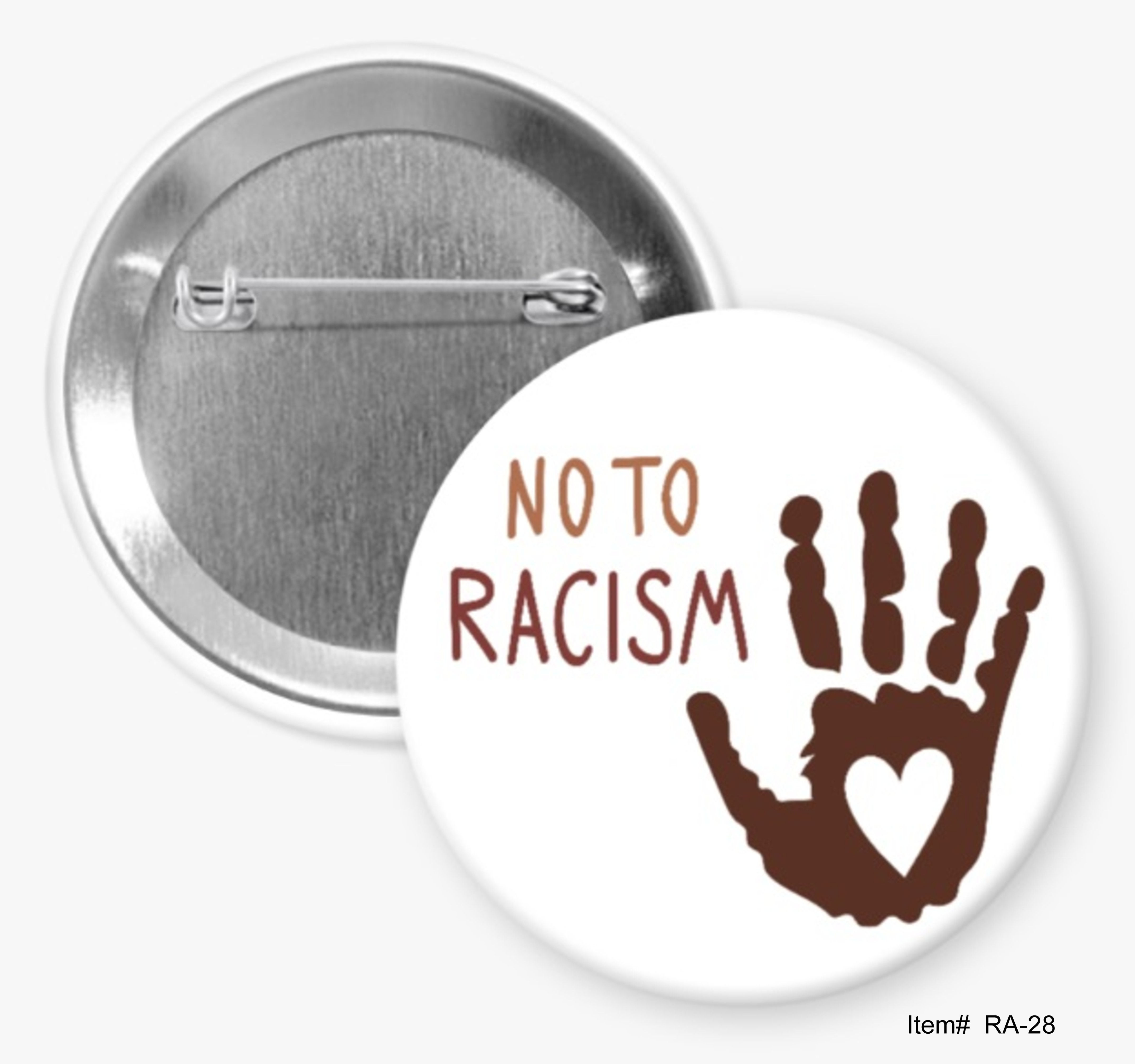 No To Racism, Racism Buttons