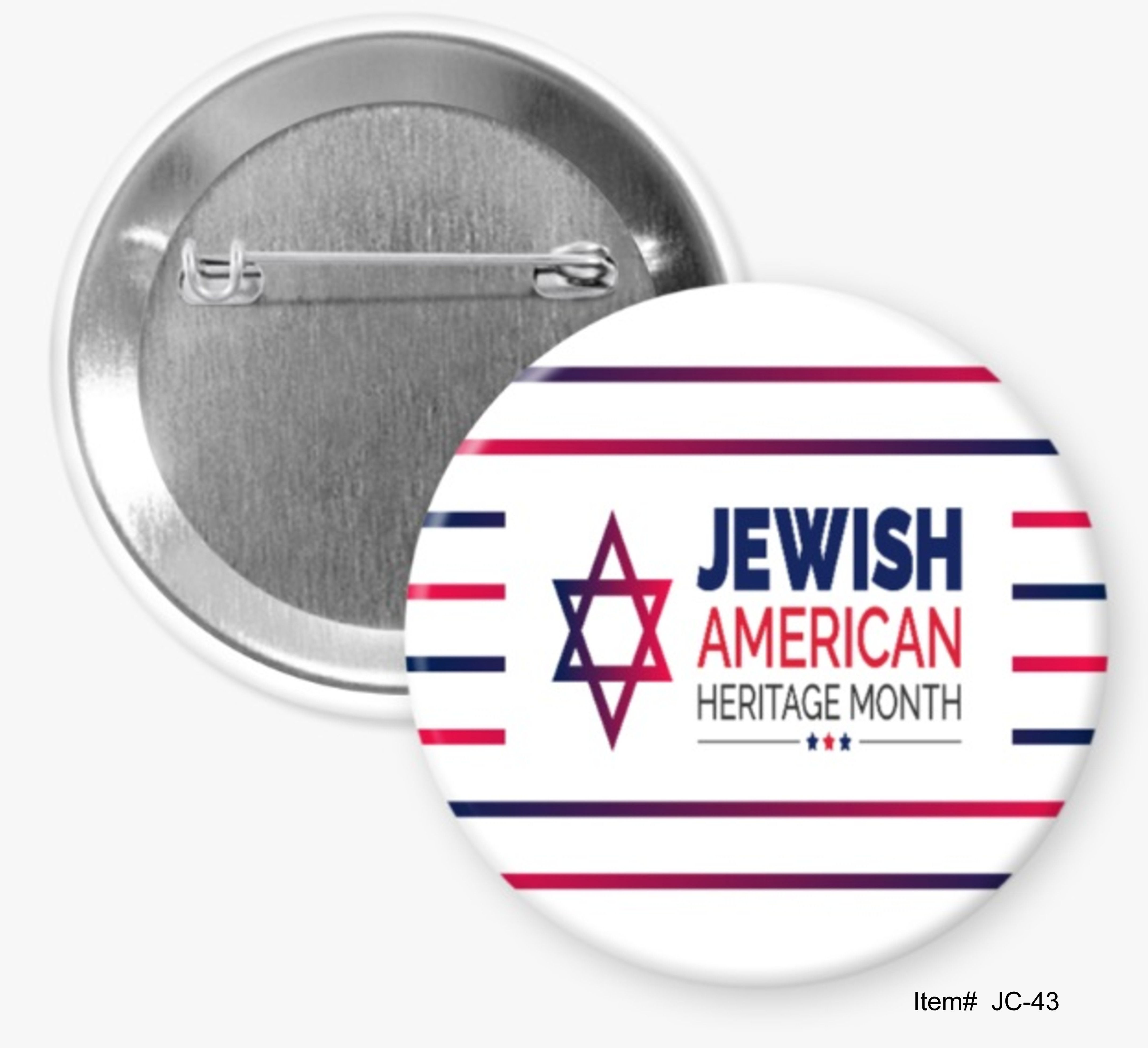 Jewish American Heritage Month, Jewish Community Buttons
