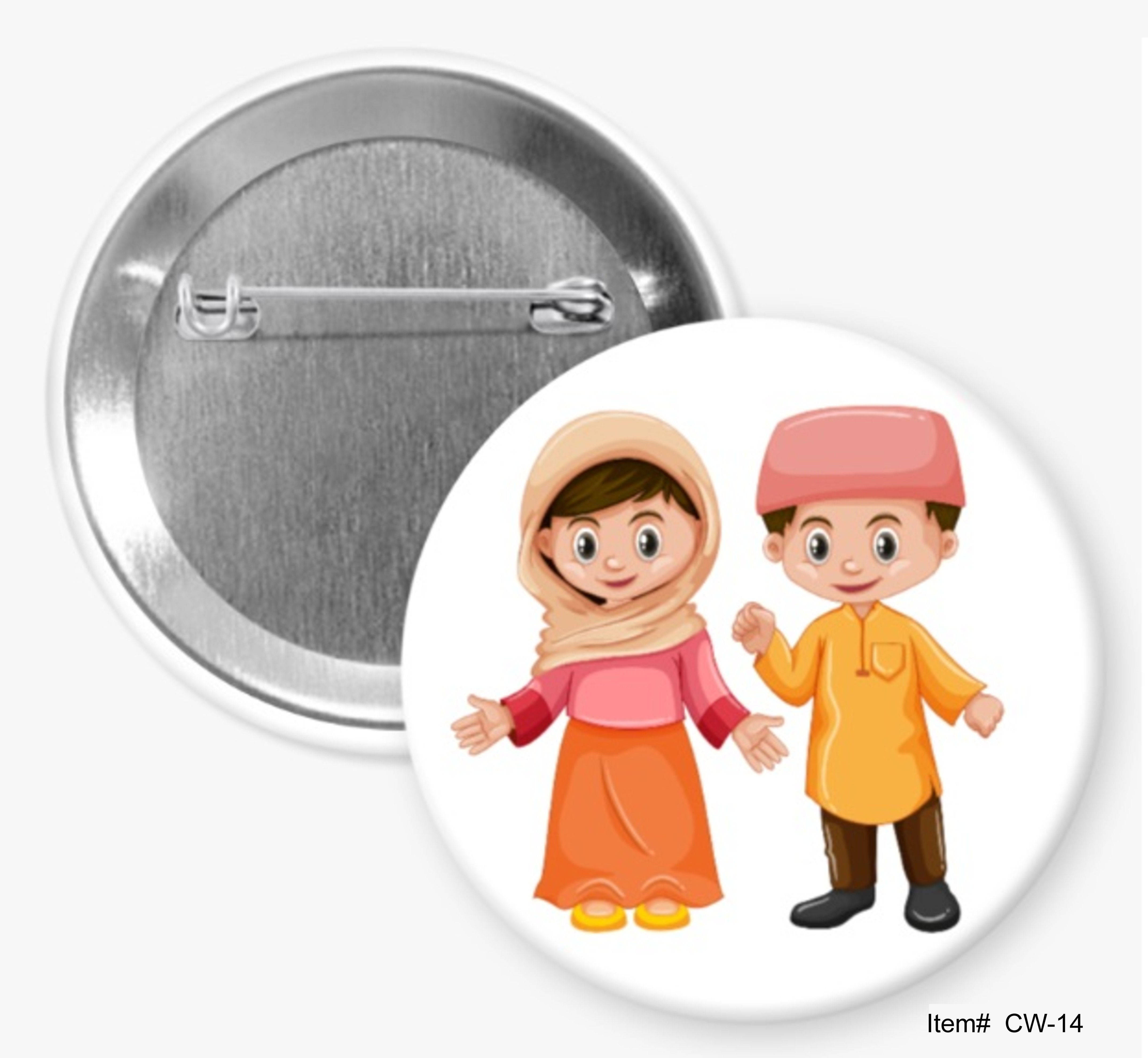 Afghanistan Children, Children Of The World Buttons