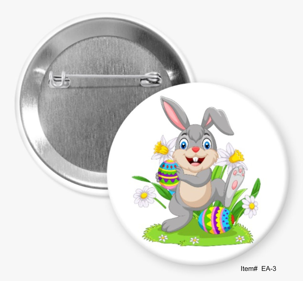 Easter Bunny, Easter Buttons