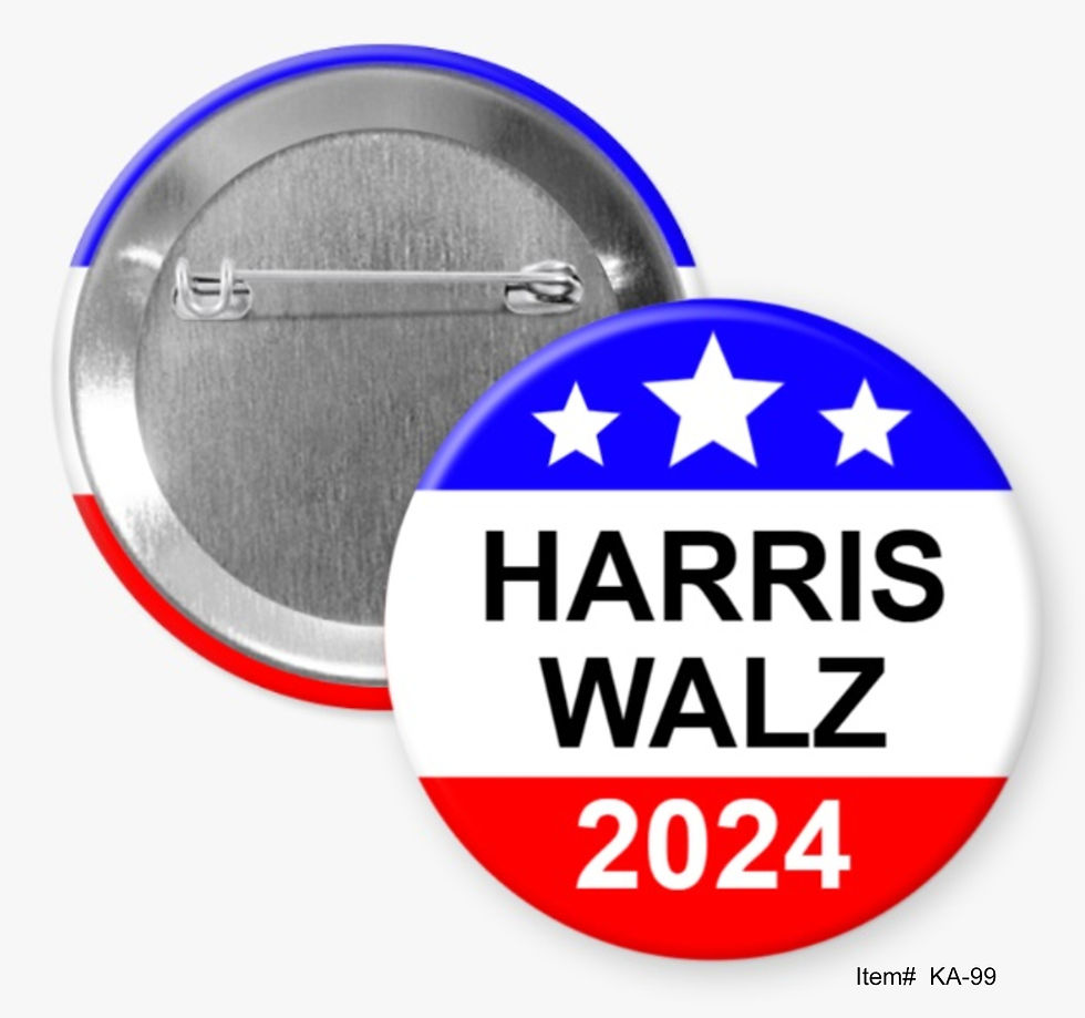 Harris Walz 2024, Harris / Walz Buttons