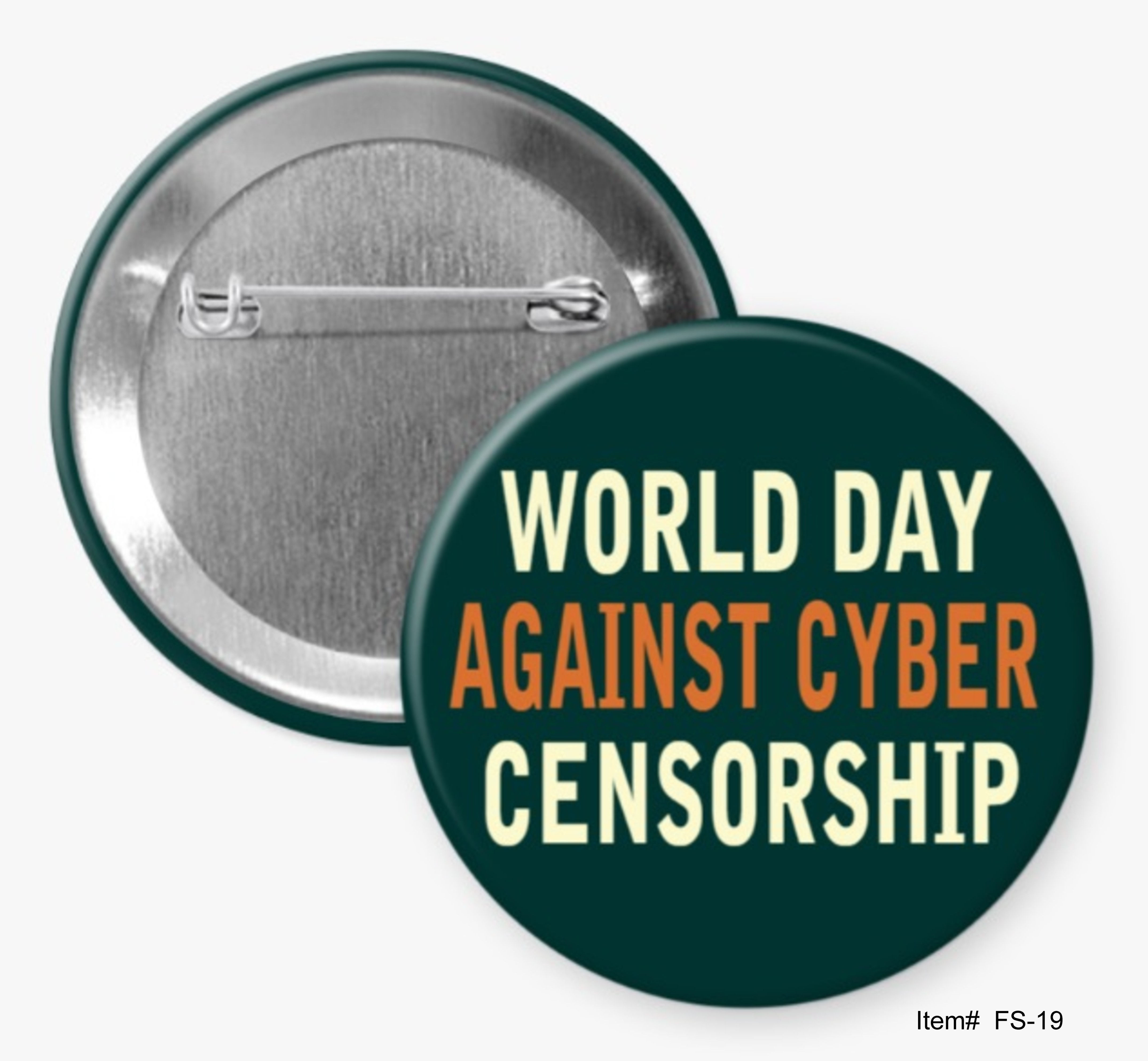 World Day Against Cyber Censorship, Free Speech Buttons
