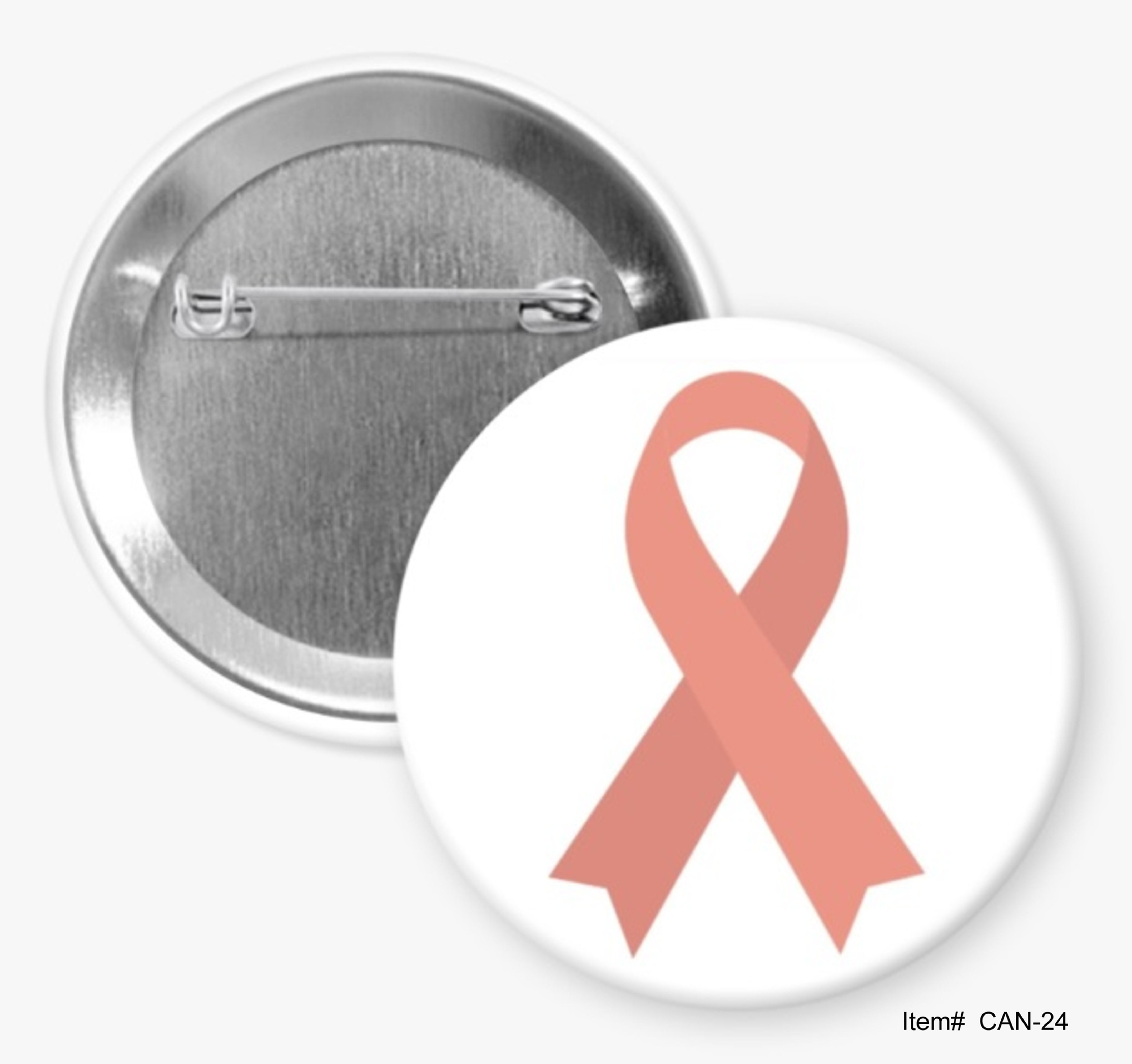 Endometrial, Uterine and Vaginal Cancer Ribbon Awareness Buttons