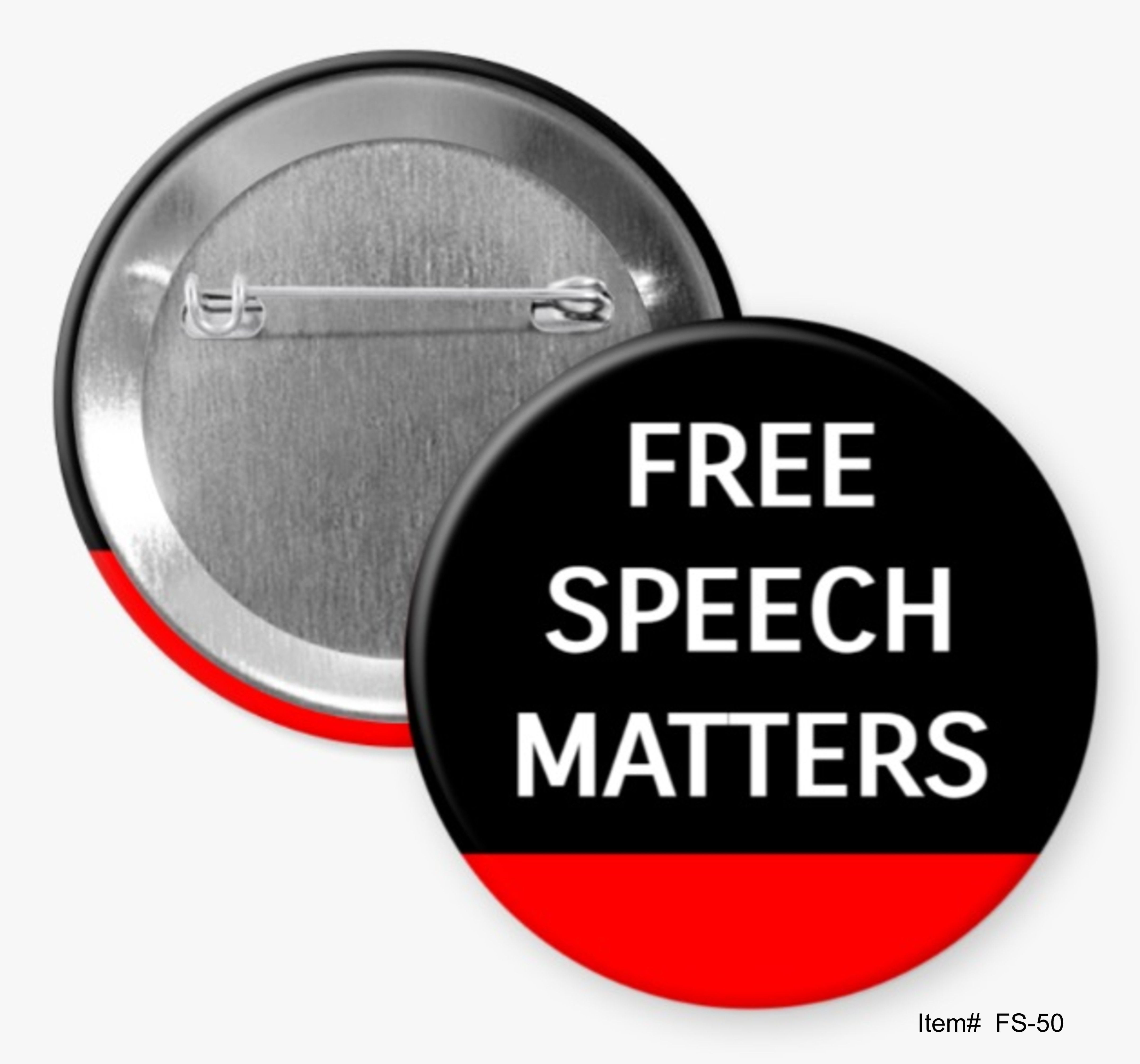Free Speech Matters, Free Speech Buttons