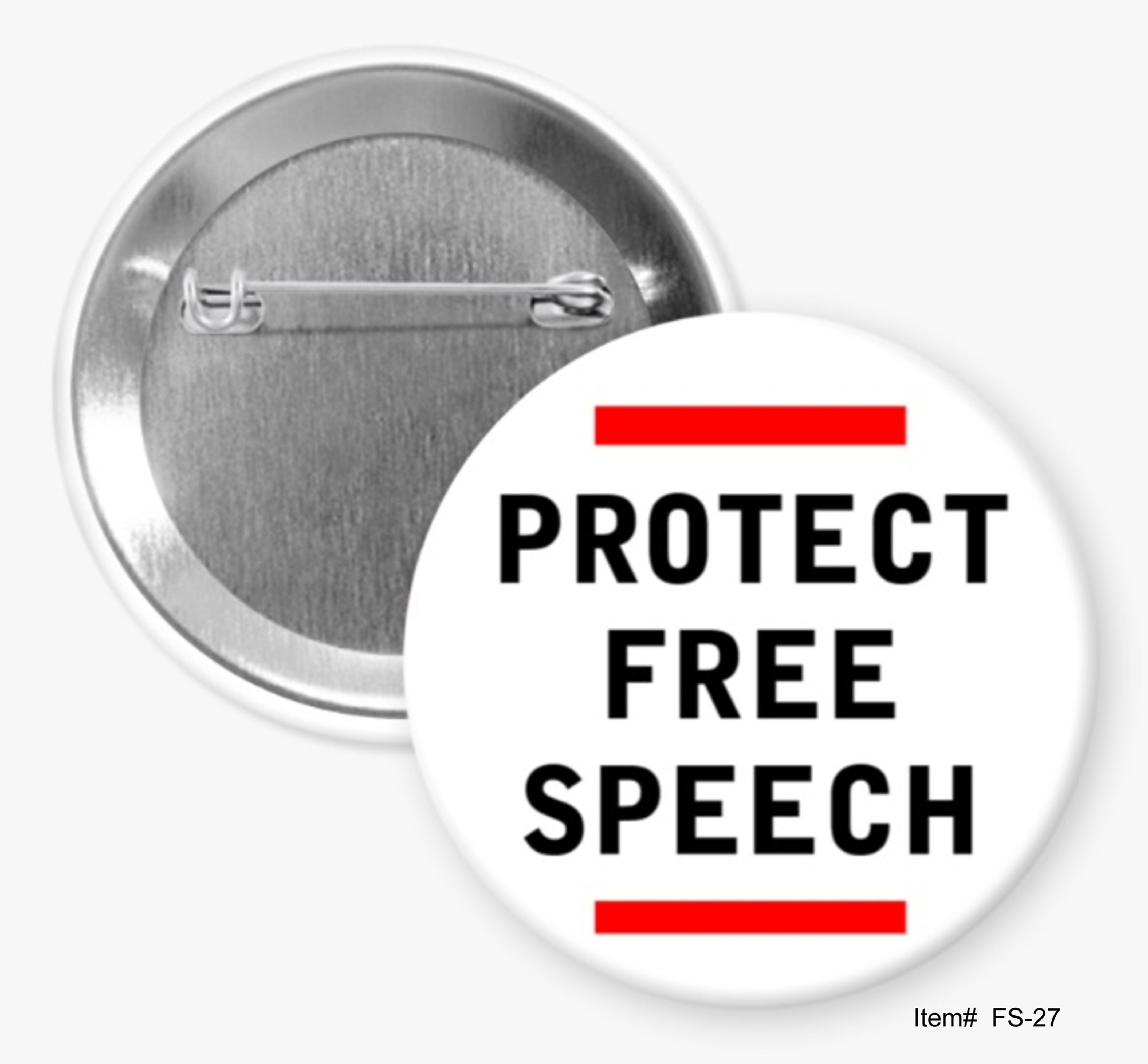 Protect Free Speech, Free Speech Buttons
