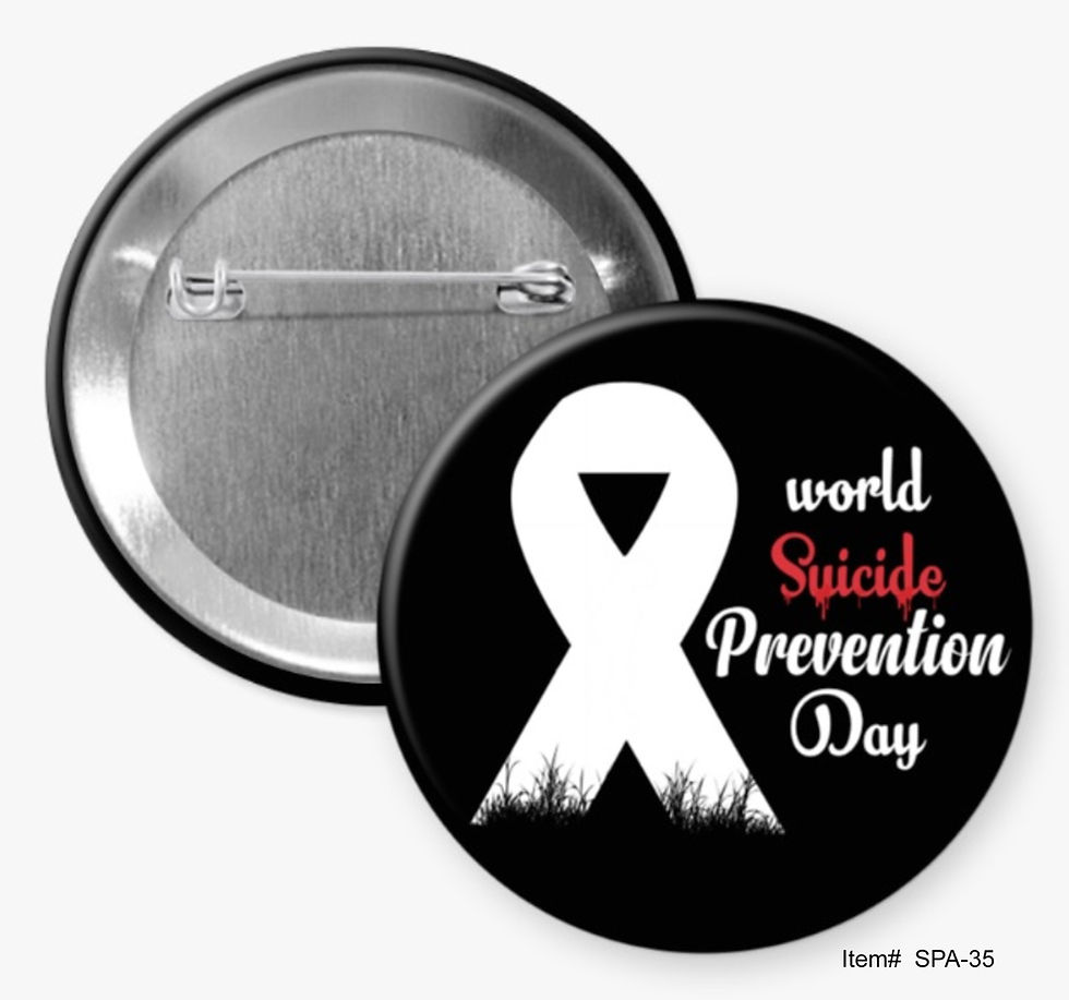 World Suicide Prevention Day, Suicide Prevention Buttons