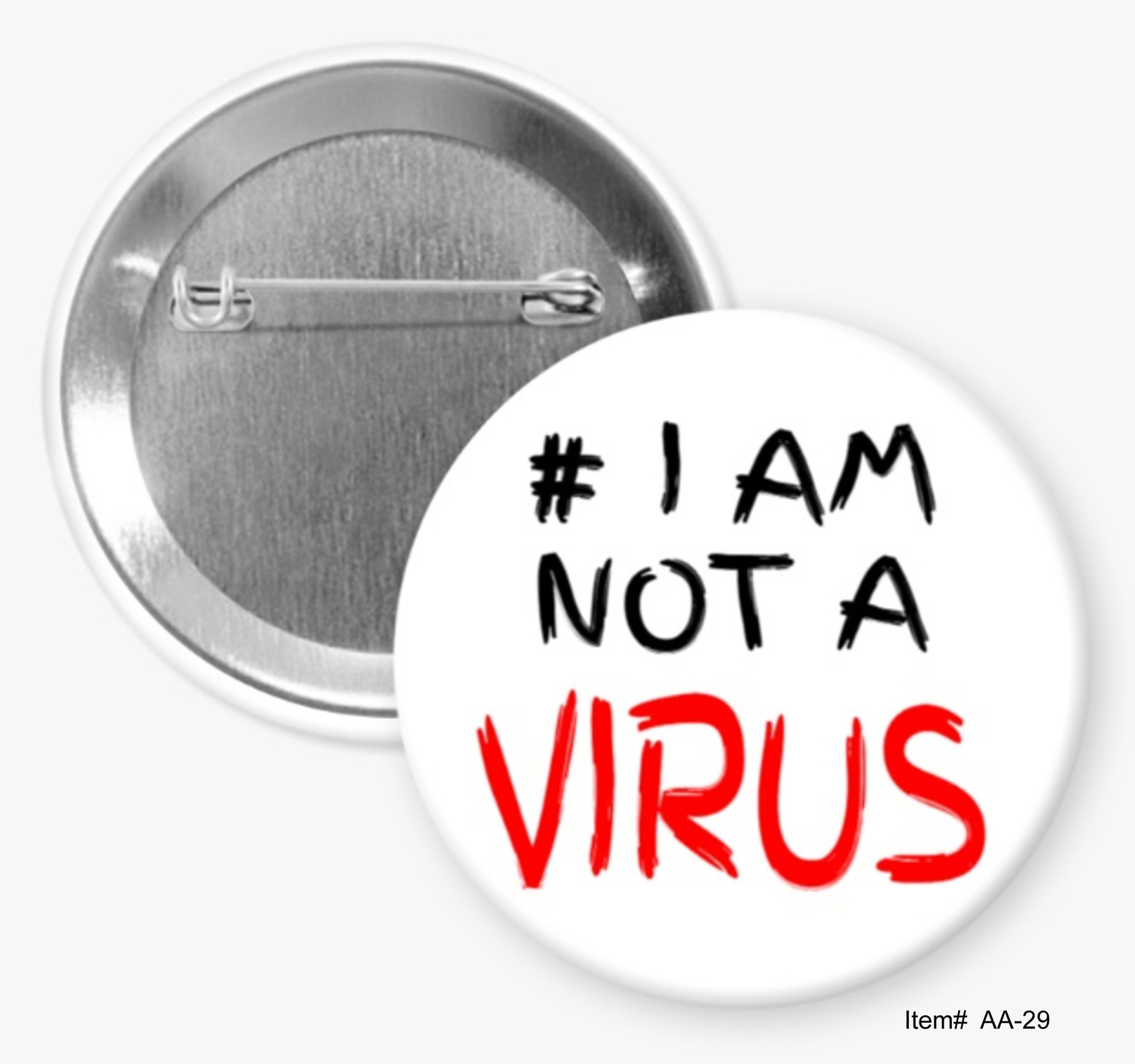# I Am Not A Virus, AAPI Community Buttons